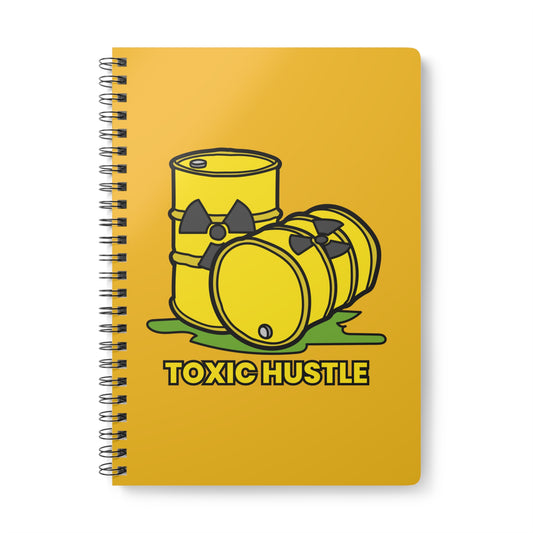 Toxic Hustle (1) Wirobound Softcover Notebook, A5