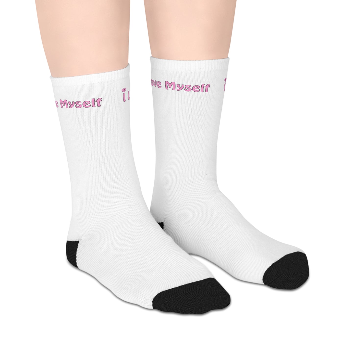 I Love Myself (1) Mid-length Socks