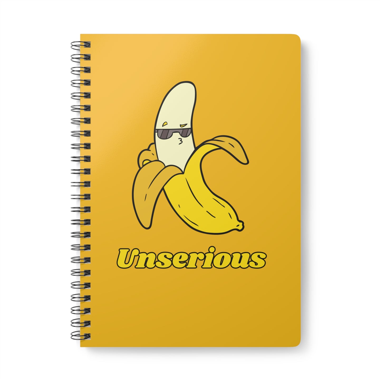 Unserious Wirobound Softcover Notebook, A5