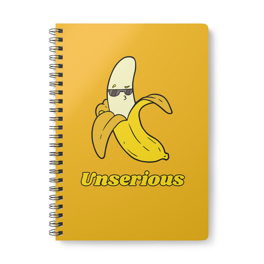 Unserious Wirobound Softcover Notebook, A5