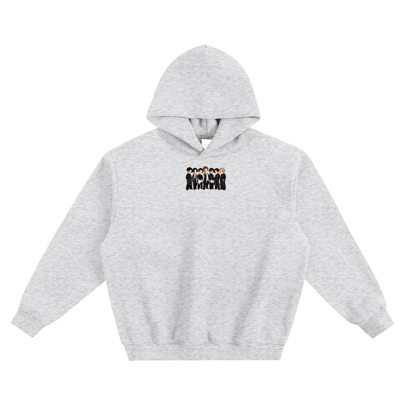 BTS Stage Outfit Fleeced Boxy Hoodie