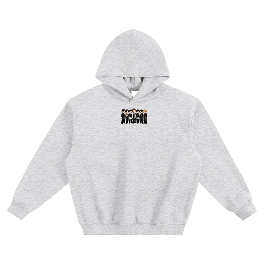 BTS Stage Outfit Fleeced Boxy Hoodie