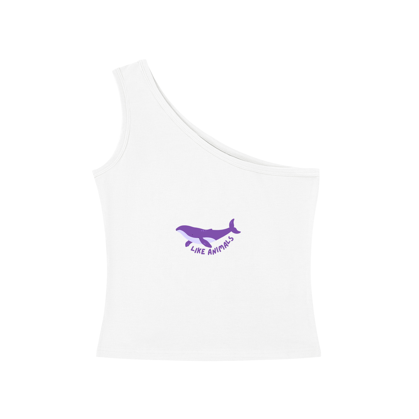 Like Animals BTS Arirang One-Shoulder Crop T Shirt