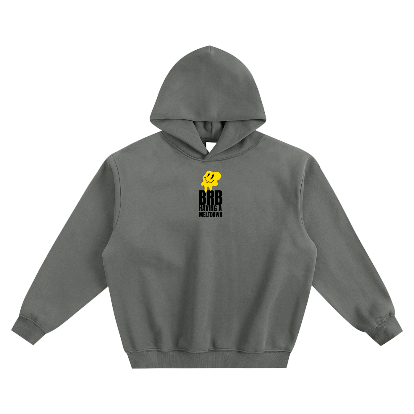 BRB Having A Meltdown (1) Fleeced Boxy Hoodie