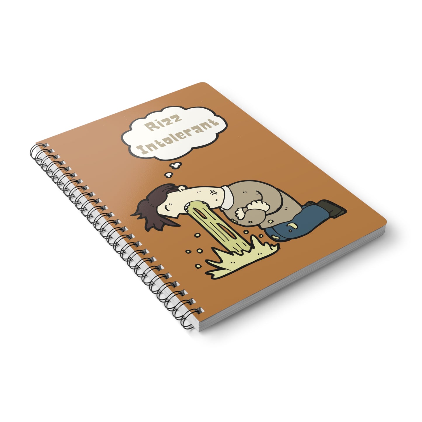 Rizz Intolerant (1) Wirobound Softcover Notebook, A5