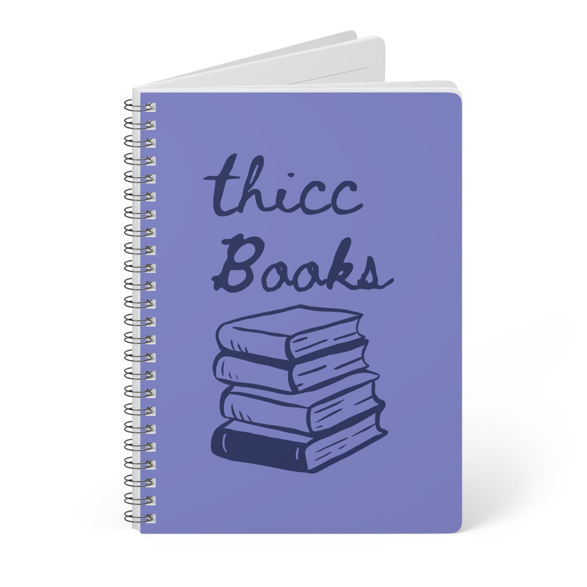 Thicc Books (Stack) Wirobound Softcover Notebook, A5