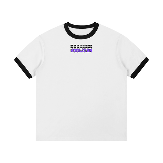 Hooligan BTS Contrast Edge Ribbed Crewneck T-Shirt