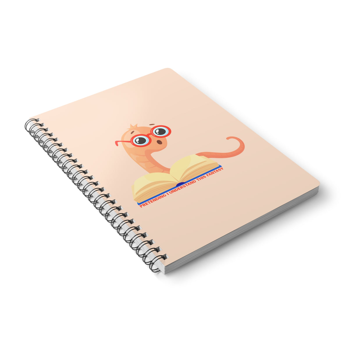 Pretending I Understand This Fantasy (Bookworm) Wirobound Softcover Notebook, A5