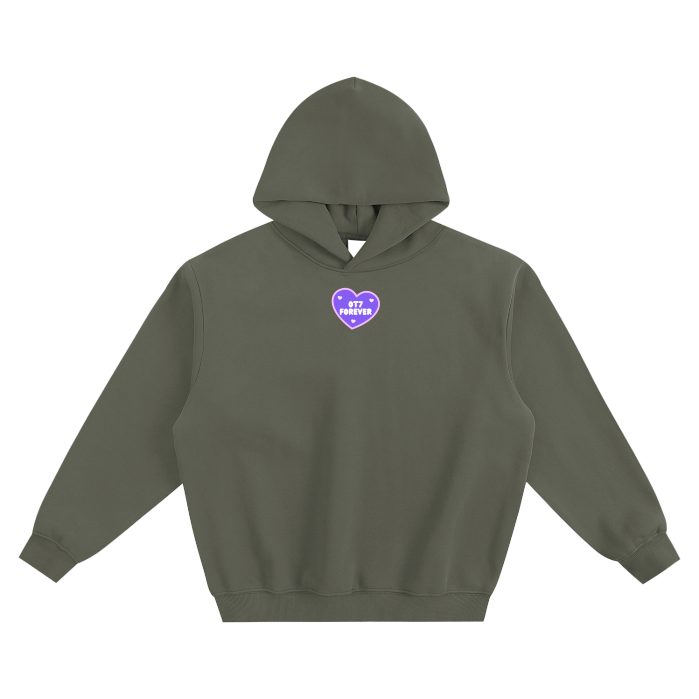 OT7 Forever Fleeced Boxy Hoodie