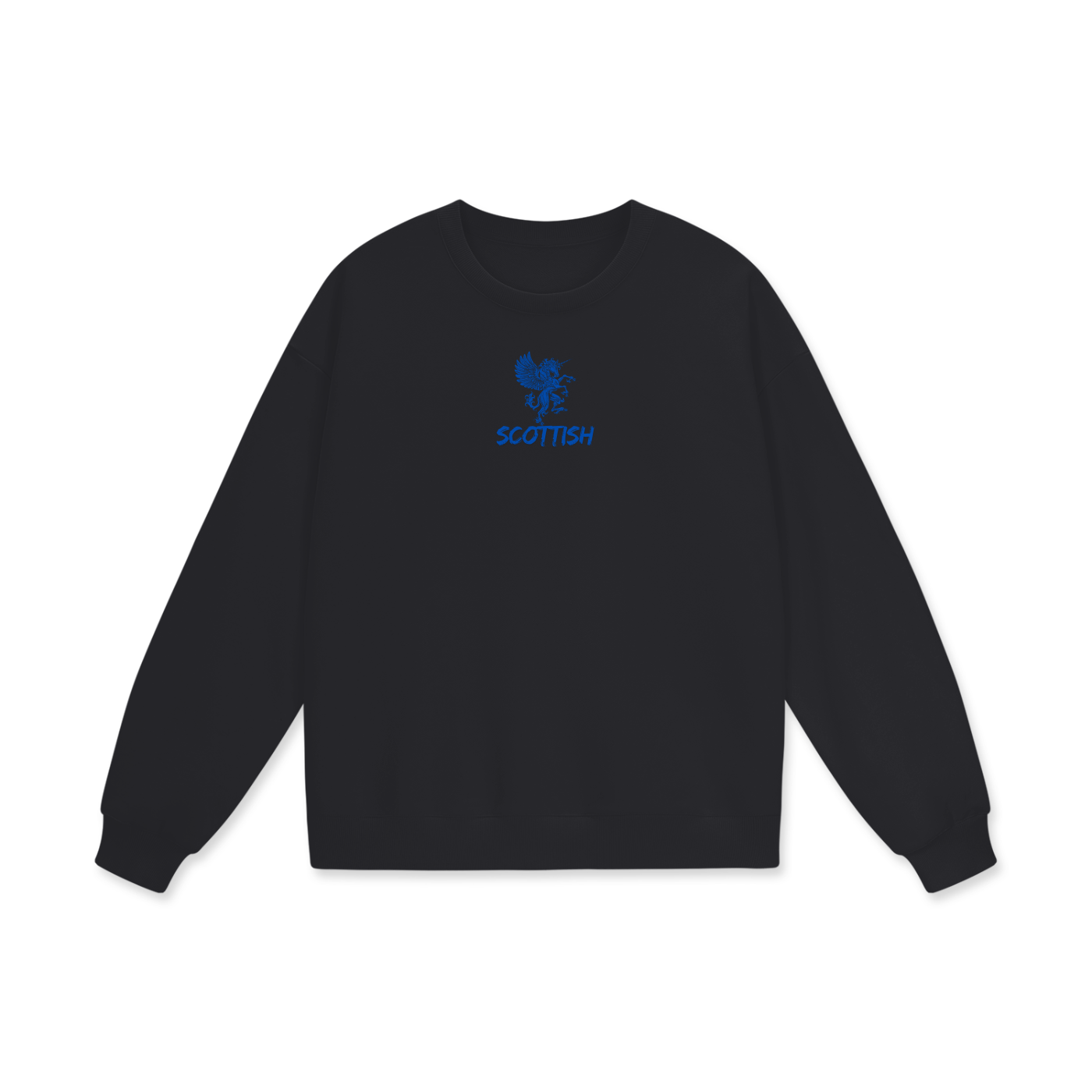 Scottish Heavyweight Drop Shoulder Oversized Fleece Sweatshirt