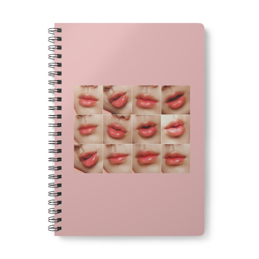 Jin's Lips Wirobound Softcover Notebook, A5