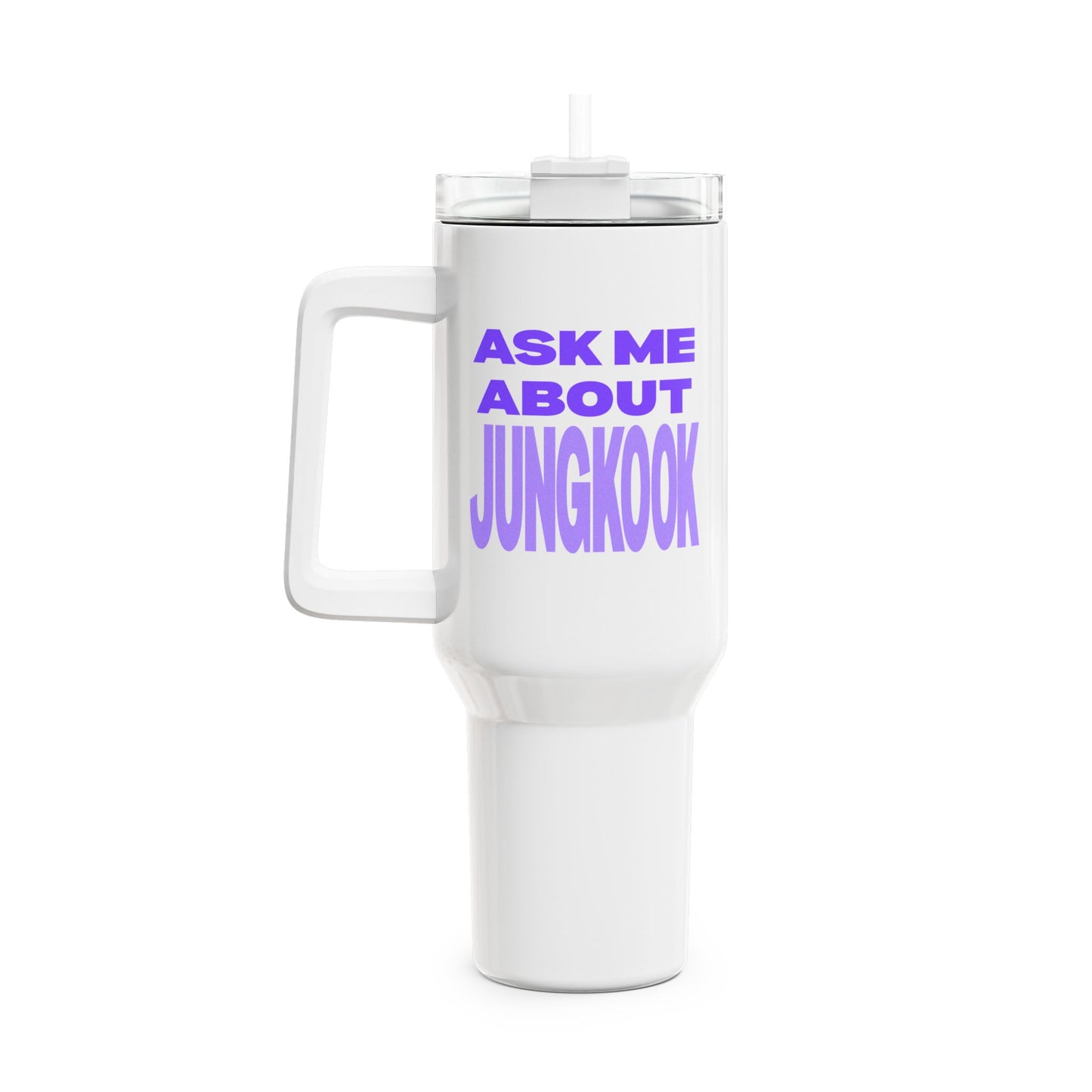 Ask Me About Jungkook Tumbler, 40oz
