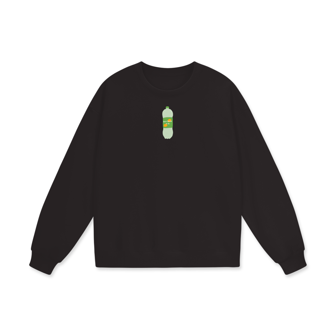 Don't Bottle It Up Heavyweight Drop Shoulder Oversized Fleece Sweatshirt