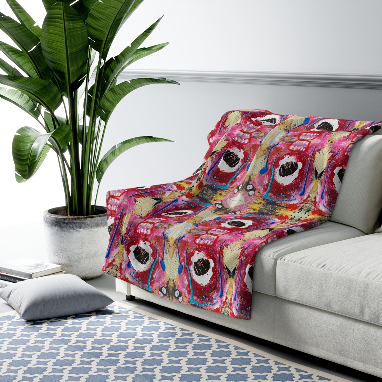 I Sore Sherpa Fleece Blanket