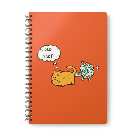 Old Fart (3) Wirobound Softcover Notebook, A5