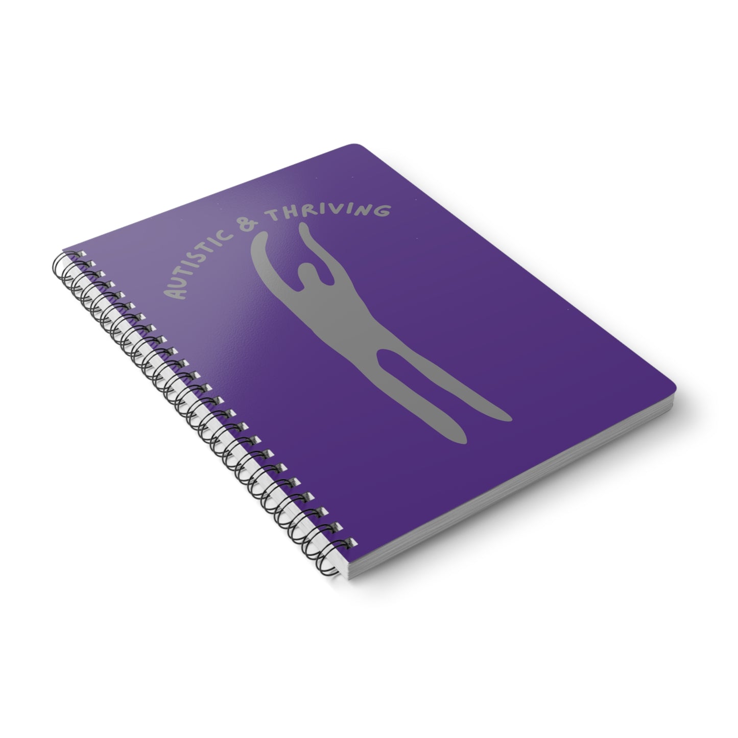 Autistic & Thriving (1) Wirobound Softcover Notebook, A5