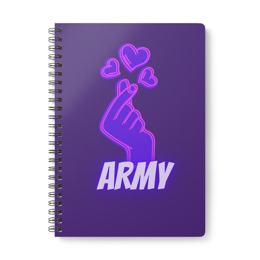 Army Wirobound Softcover Notebook, A5
