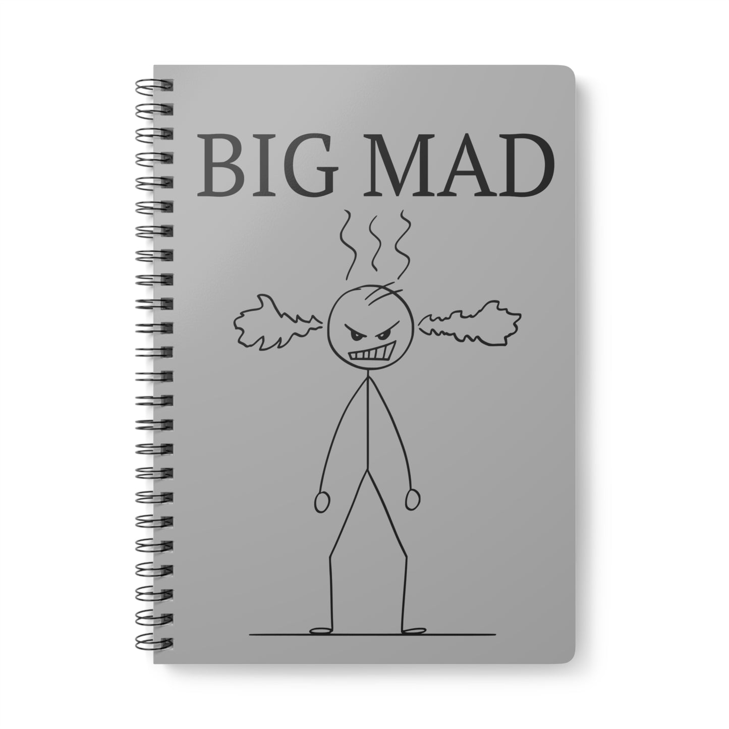 Big Mad (1) Wirobound Softcover Notebook, A5
