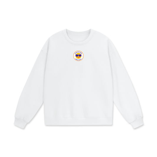 Please Be Patient I Have Autism Heavyweight Drop Shoulder Oversized Fleece Sweatshirt