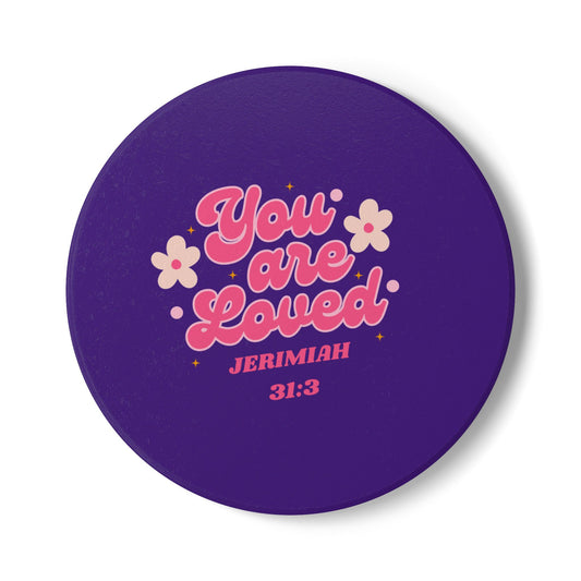 You Are Loved (1) Ceramic Coaster