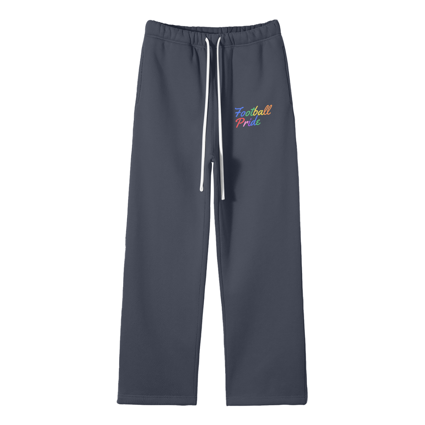 Football Pride Streetwear Fleece Straight Leg Pants