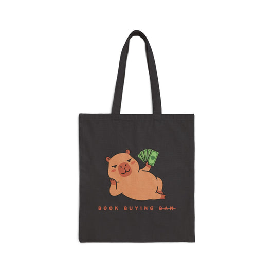 Book Buying Ban Cotton Canvas Tote Bag