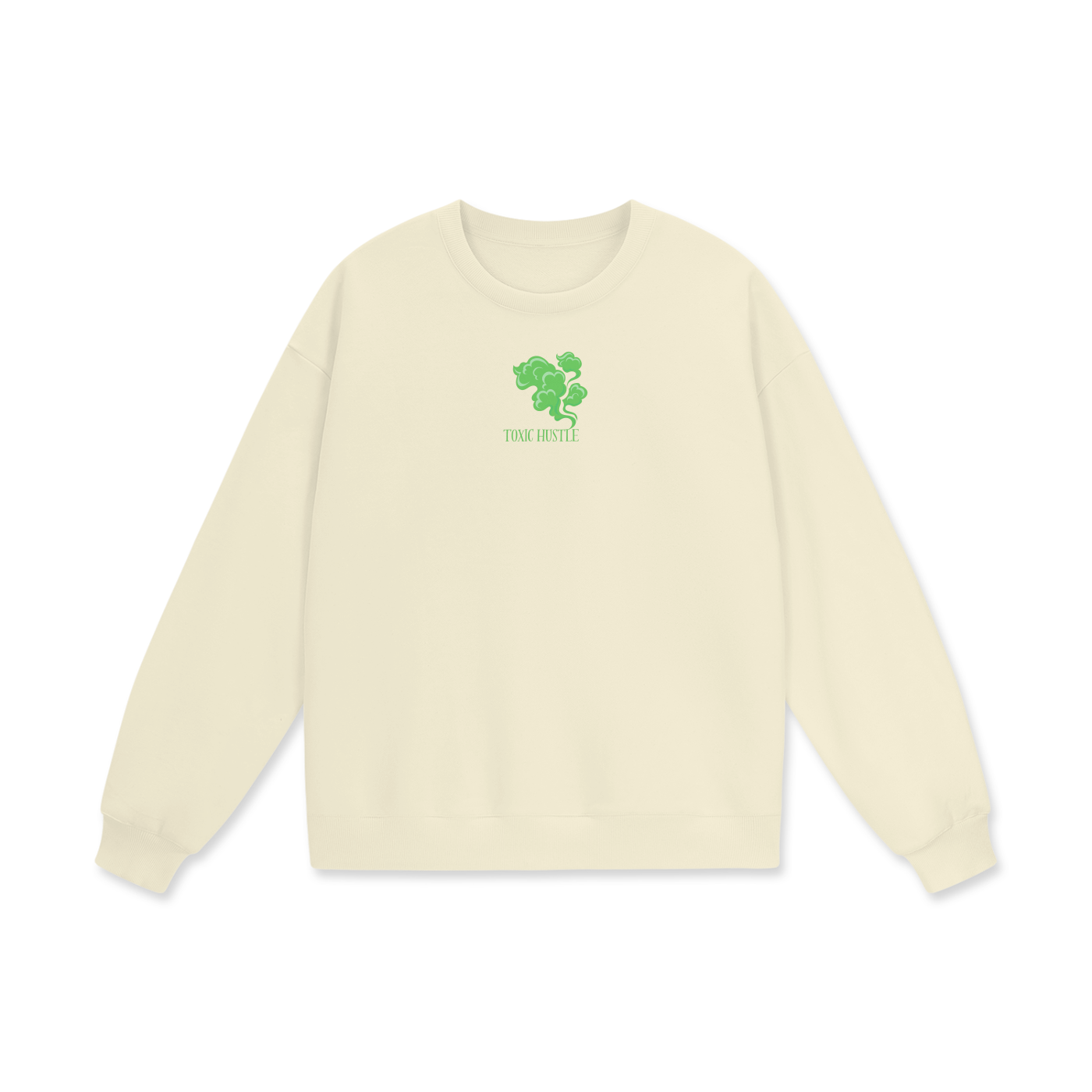 Toxic Hustle Heavyweight Drop Shoulder Oversized Fleece Sweatshirt
