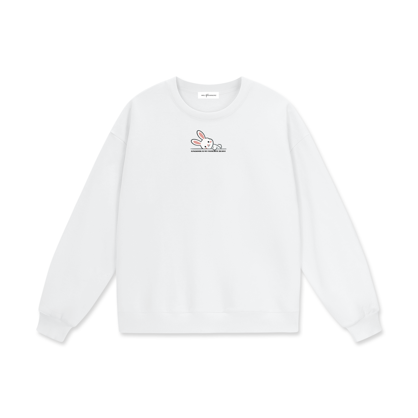 Jungkook Is My Favourite Bunny Heavyweight Drop Shoulder Sweatshirt
