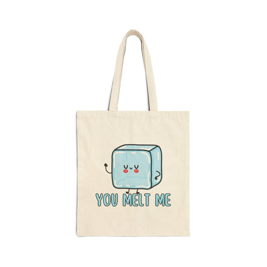 You Melt Me (Ice) Cotton Canvas Tote Bag