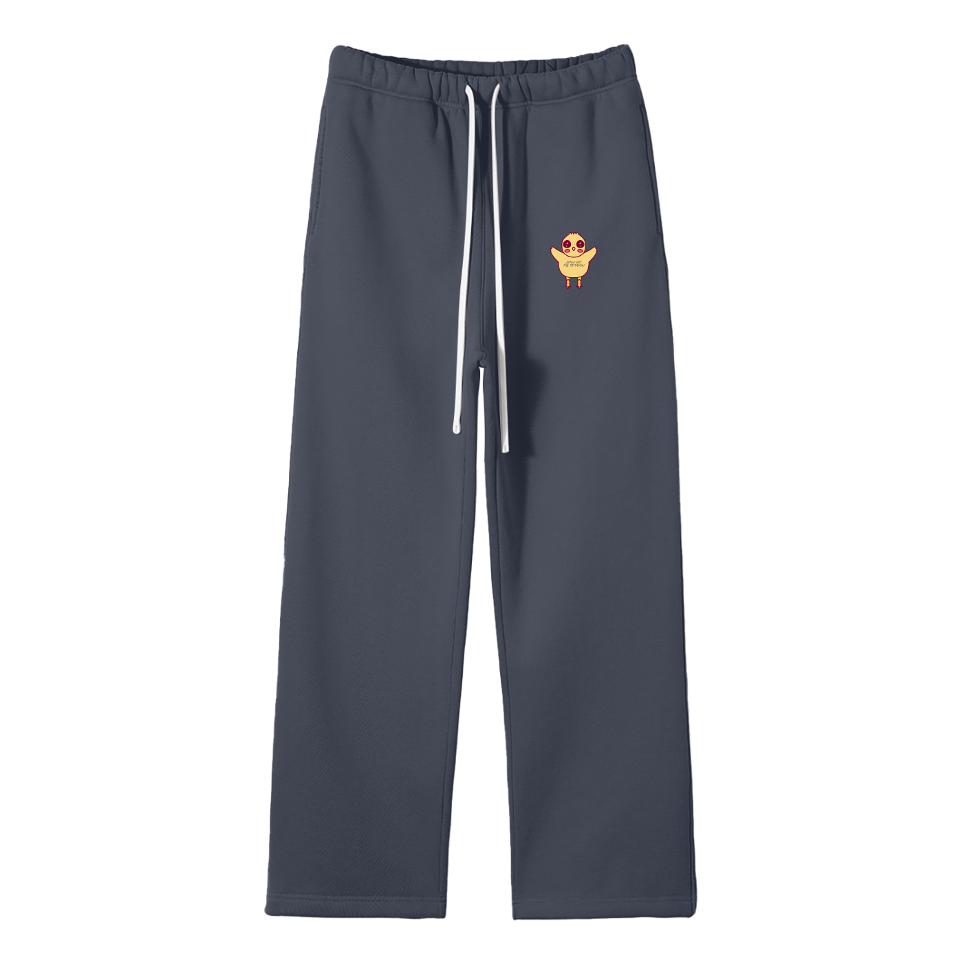 Jimin Got Me Stimmin' (Chick) Streetwear Fleece Straight Leg Pants