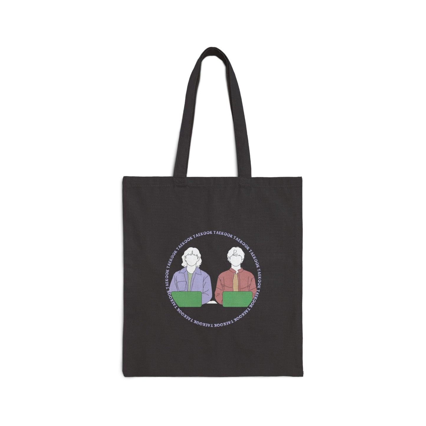 Taekook (Taehyung & Jungkook) Cotton Canvas Tote Bag