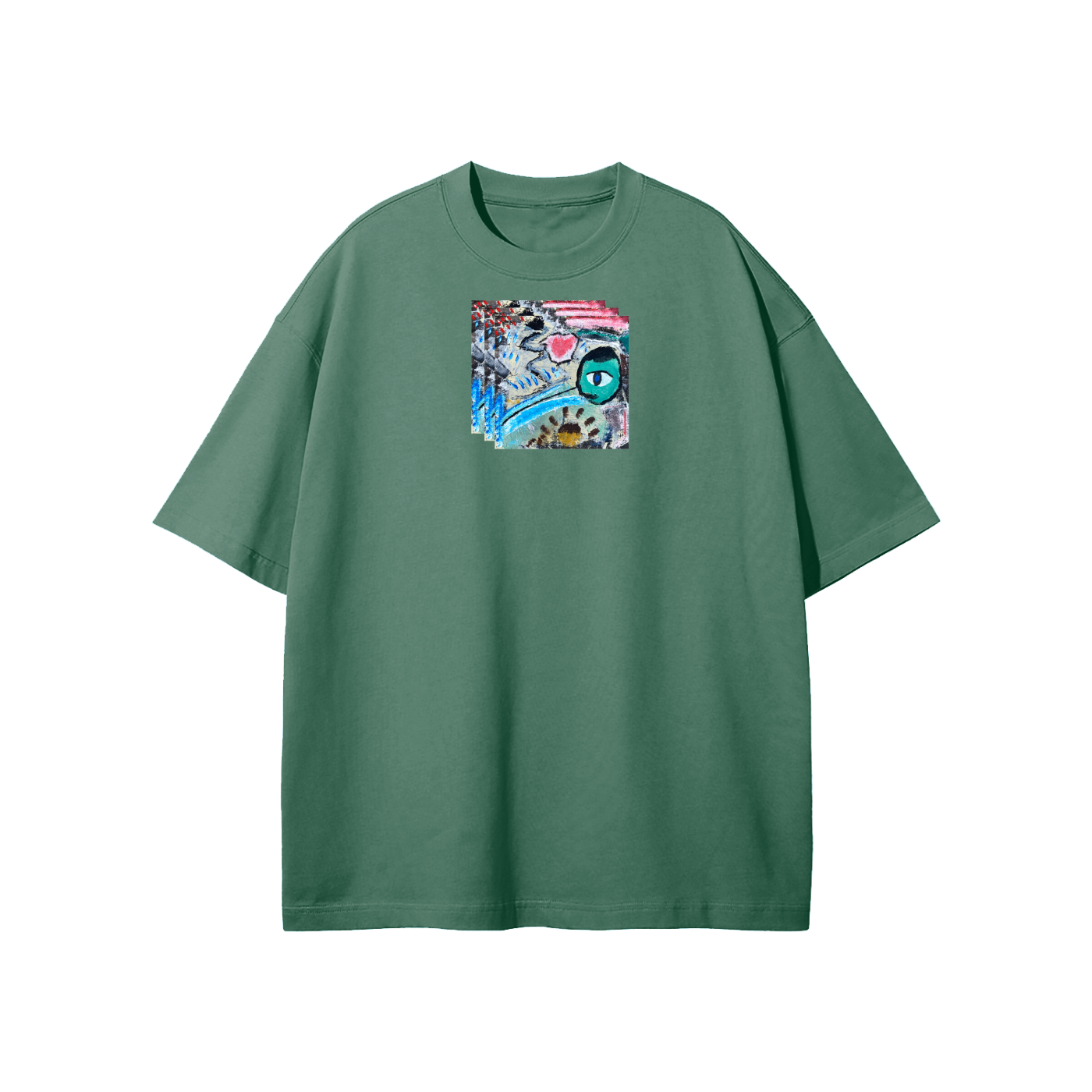 Heartscratcher Streetwear Heavyweight Loose Fit T-Shirt