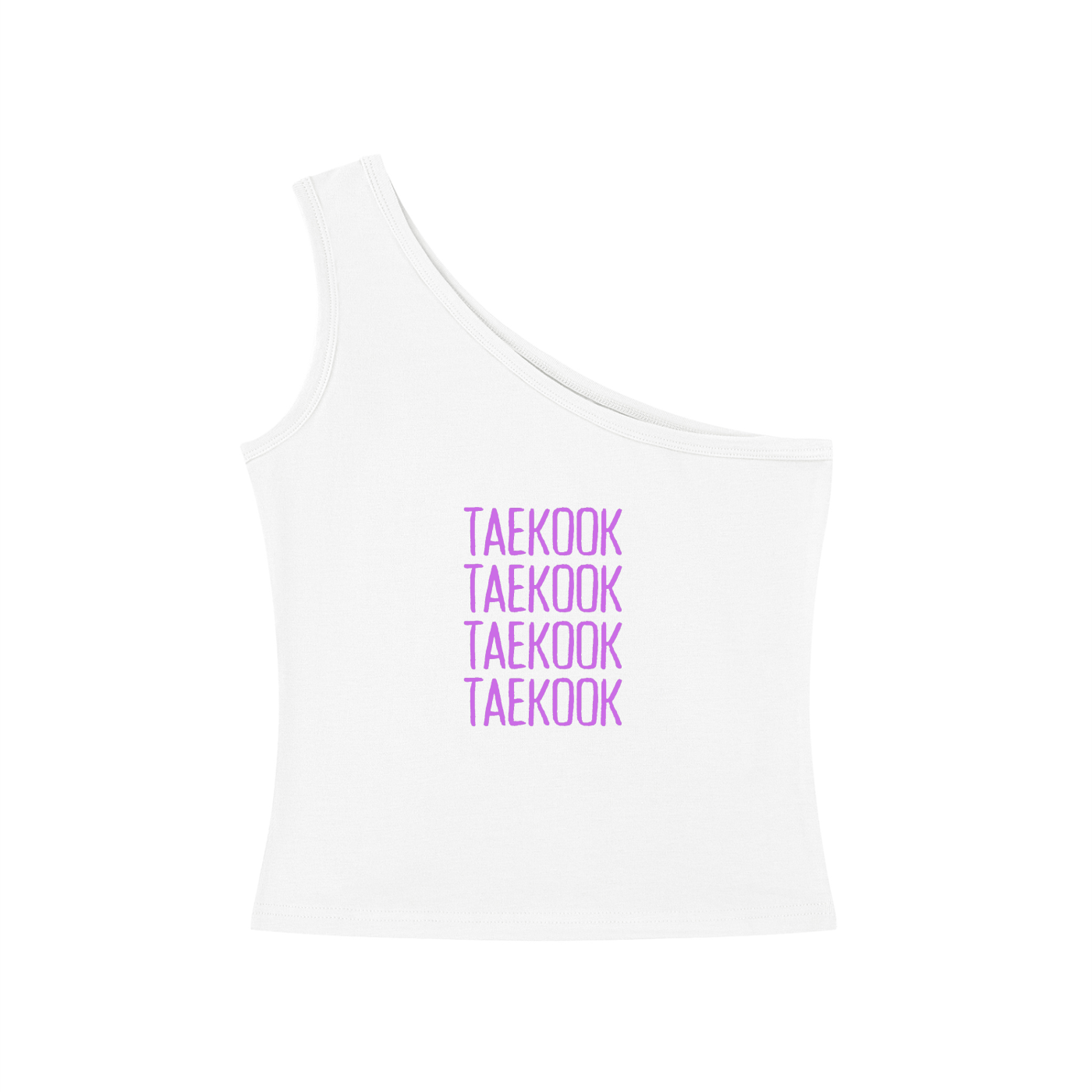 Taekook (Taehyung & Jungkook x 4) One-Shoulder Crop T Shirt