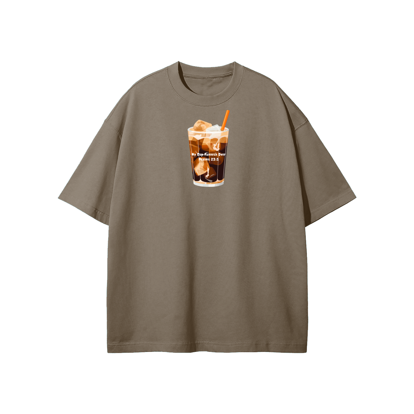 My Cup Runneth Over (1) Streetwear Heavyweight Loose Fit T-Shirt