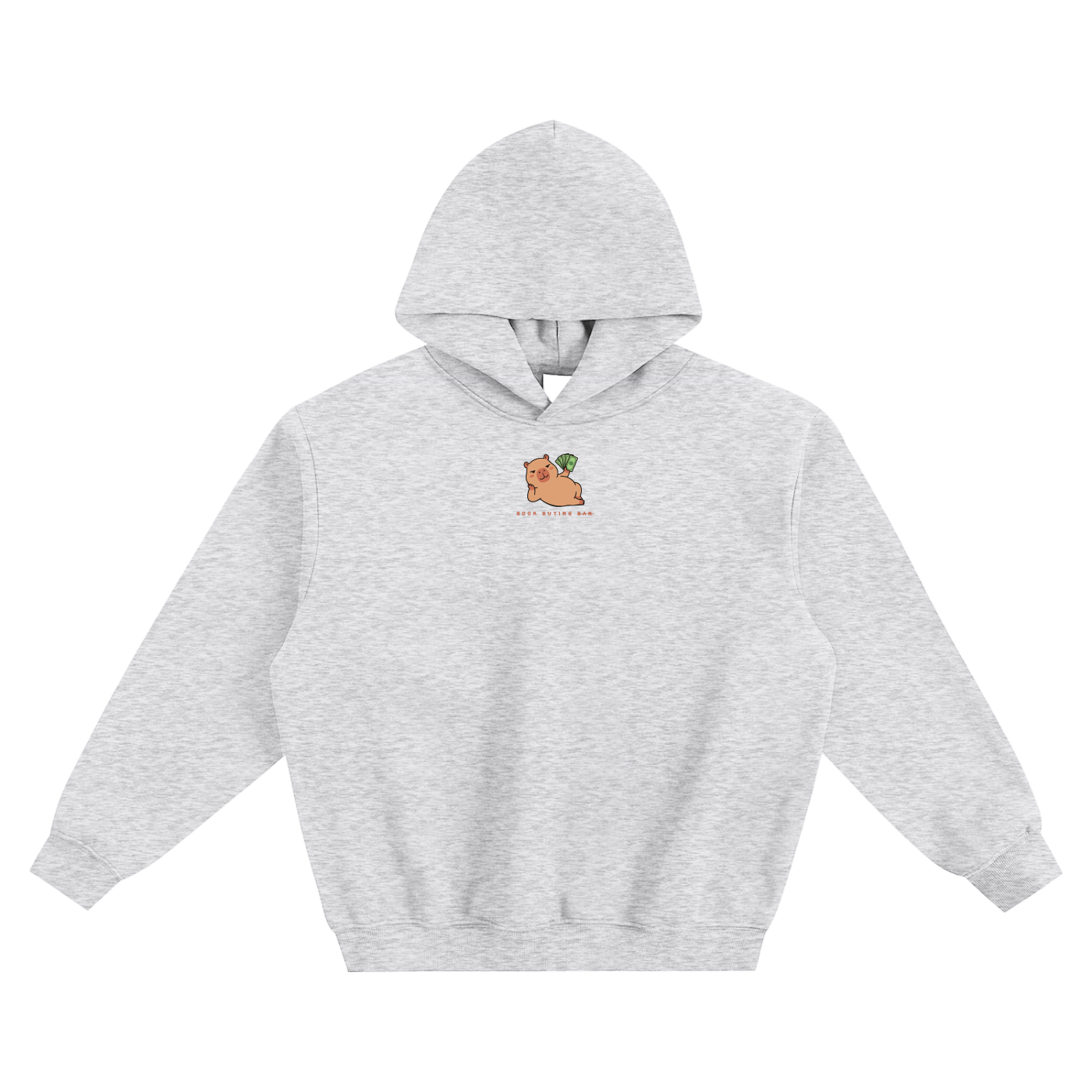 Book Buying Ban Fleeced Boxy Hoodie