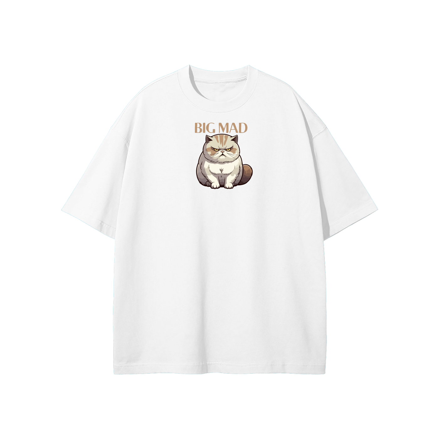Big Mad Streetwear Heavyweight Loose Fit  T-Shirt
