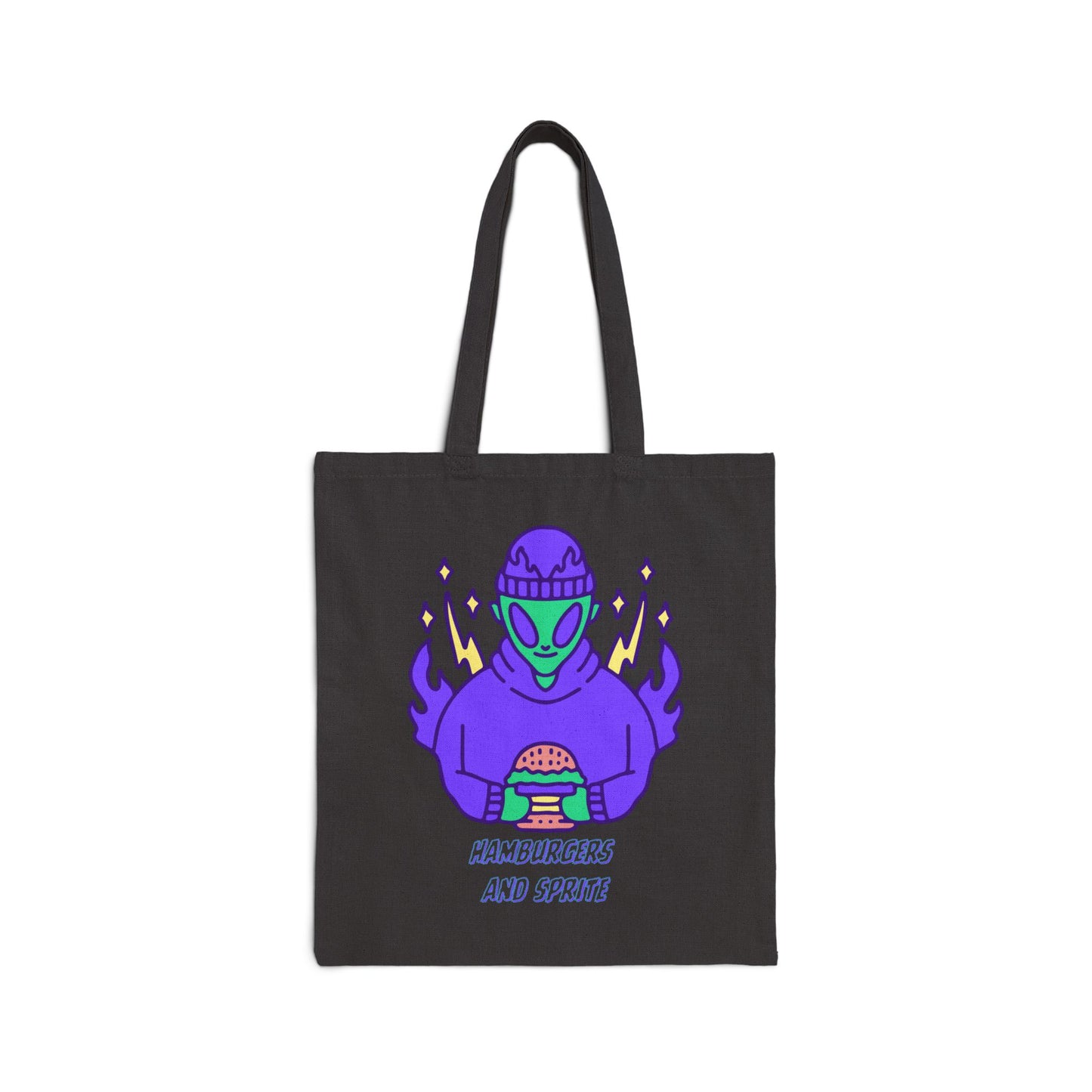 Hamburgers & Sprite (J Hope) Cotton Canvas Tote Bag