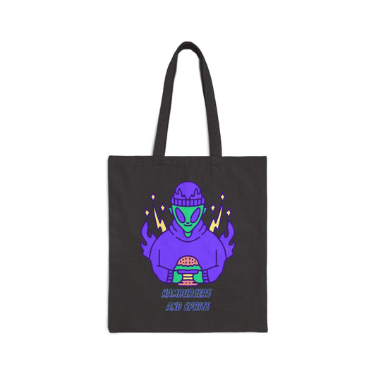 Hamburgers & Sprite (J Hope) Cotton Canvas Tote Bag