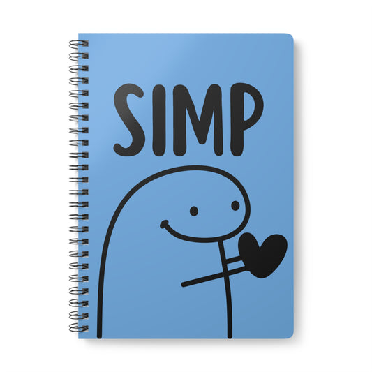 Simp (2) Wirobound Softcover Notebook, A5