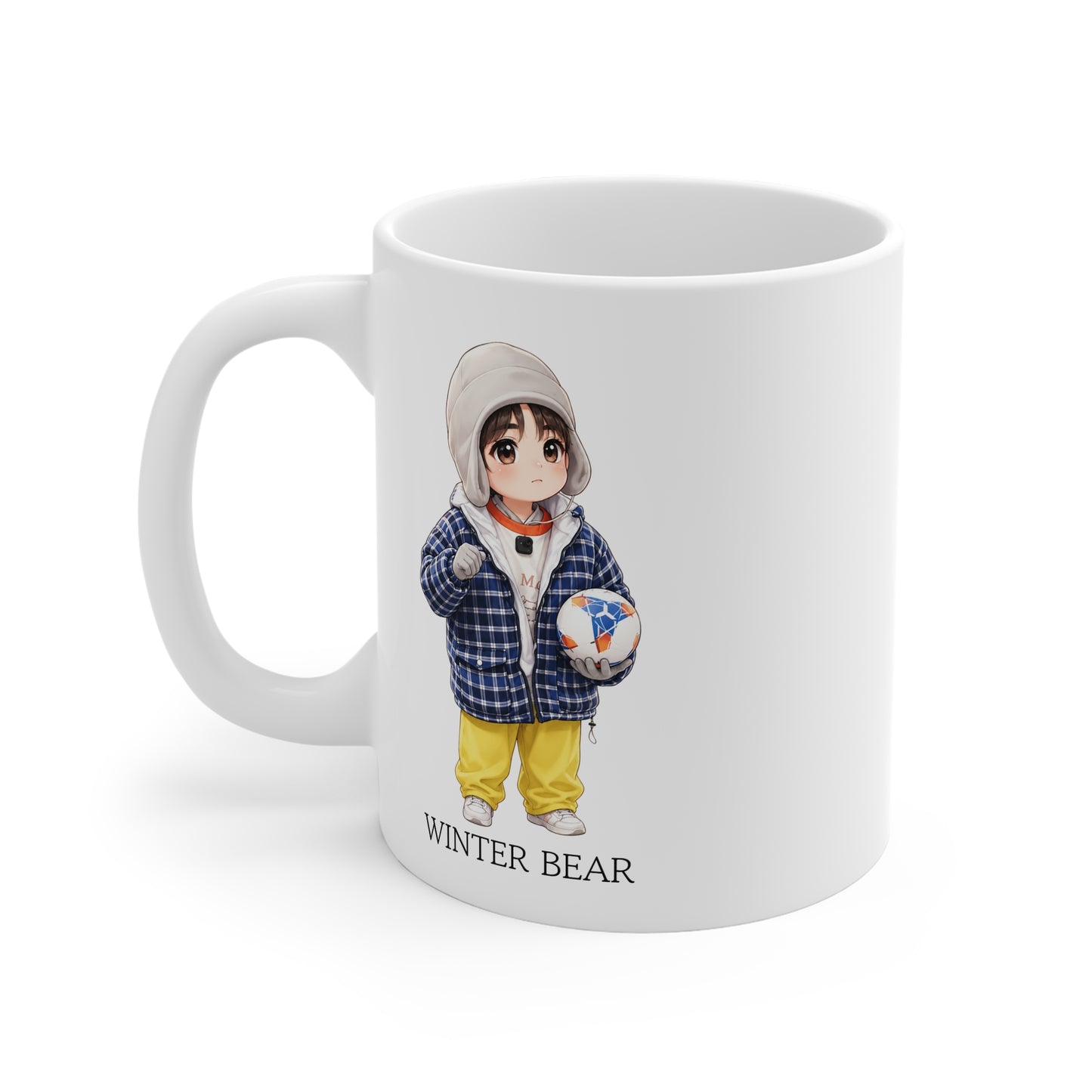 Winter Bear (Taehyung) 11oz White Mug