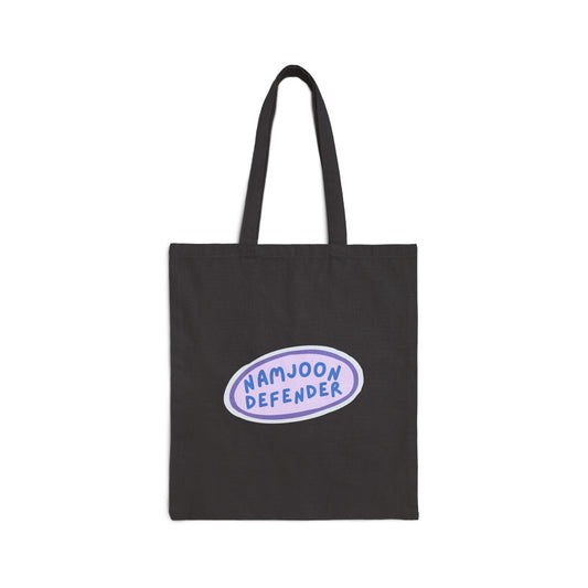 Namjoon Defender Cotton Canvas Tote Bag