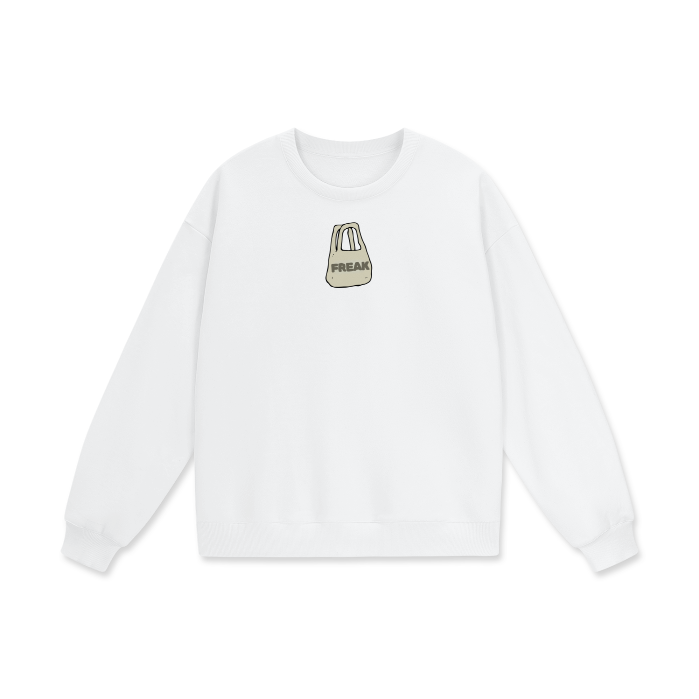 Freak Heavyweight Drop Shoulder Oversized Fleece Sweatshirt