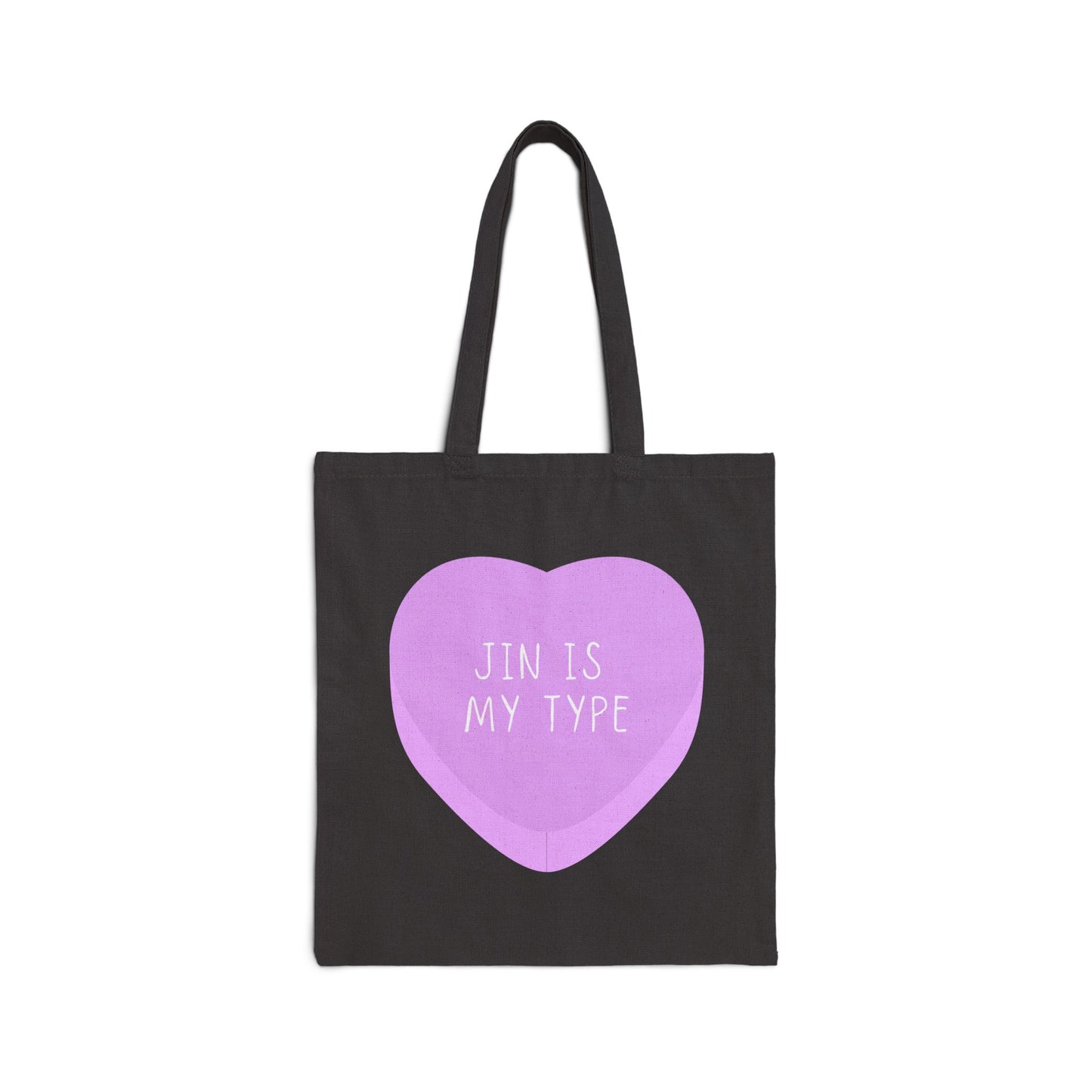 Jin Is My Type Cotton Canvas Tote Bag