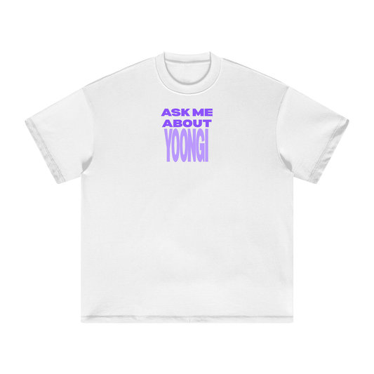 Ask Me About Yoongi Heavyweight T-Shirt