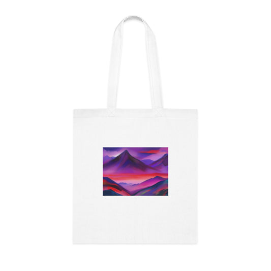 The Time Before Land Mountains Cotton Tote