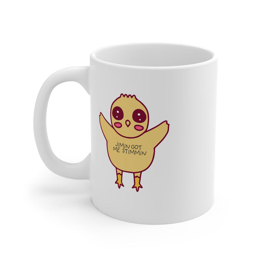 Jimin Got Me Stimmin (Chicken) 11oz White Mug