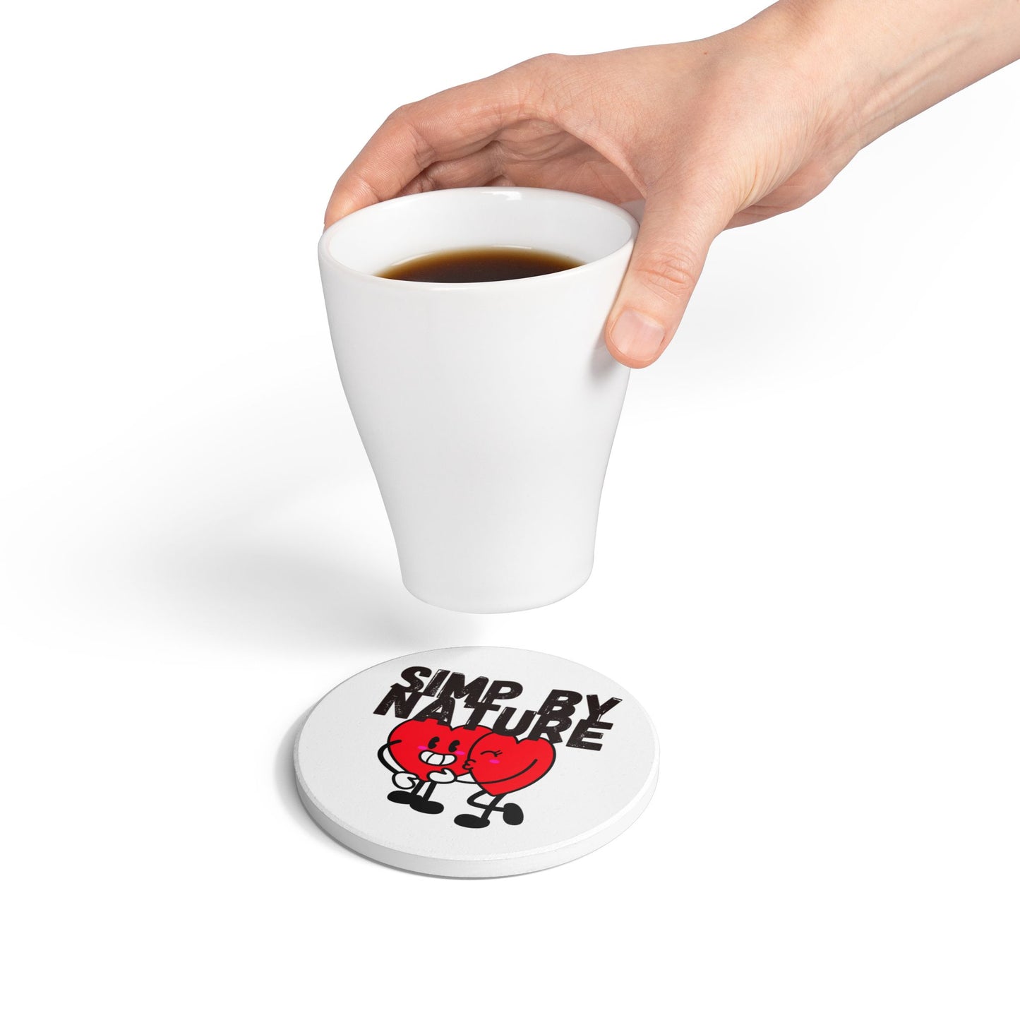 Simp By Nature (1) Ceramic Coaster