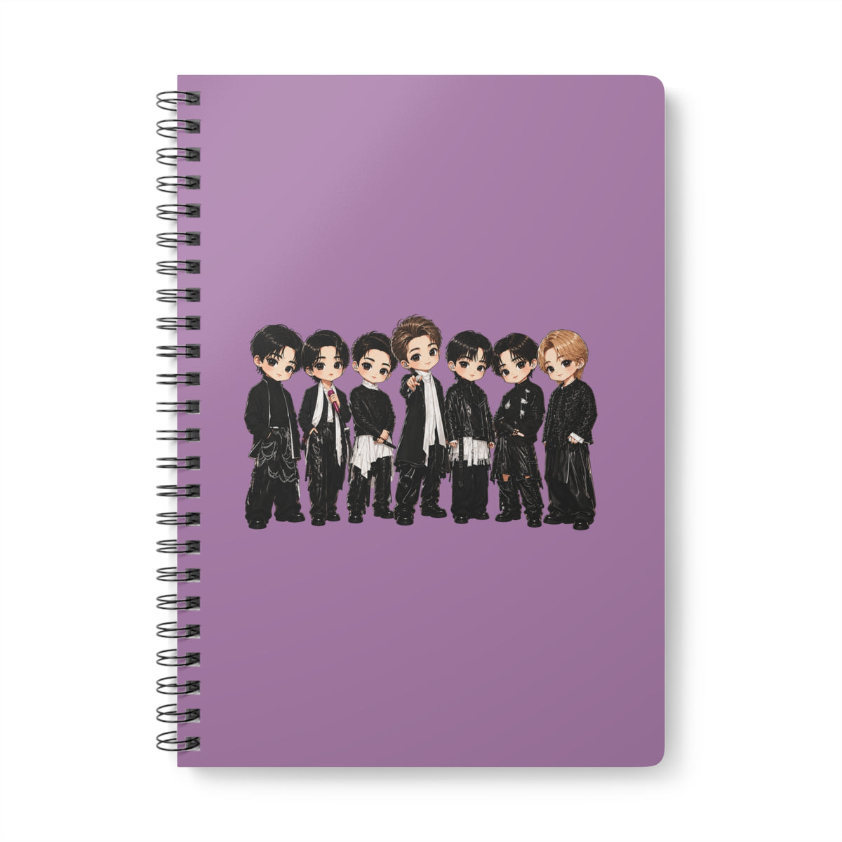 BTS Stage Outfit Wirobound Softcover Notebook, A5