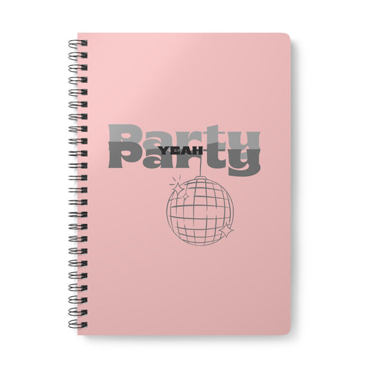 Party Party Yeah (Jungkook) Wirobound Softcover Notebook, A5