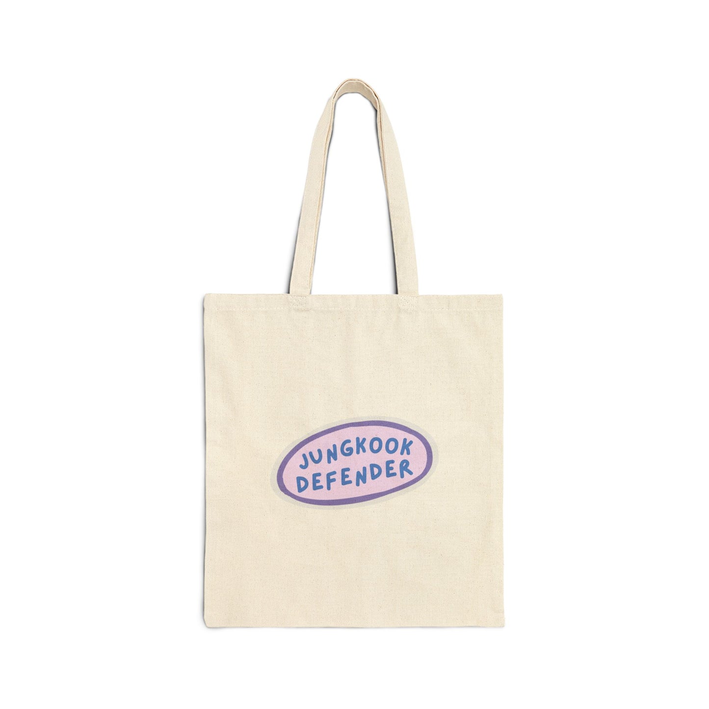 Jungkook Defender Cotton Canvas Tote Bag